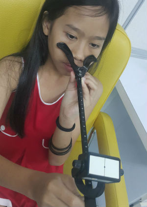 Measure the near focusing ability